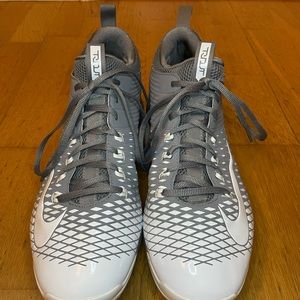 Mike Trout Nike metal baseball cleats.